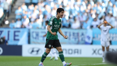 전북현대 전진우, K리그1 9라운드에서 MVP로 선정... 대구전에서 멀티골 활약..!
